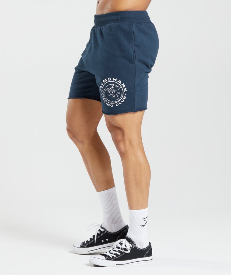 Men's Gymshark Legacy Shorts Navy | CA D7103A